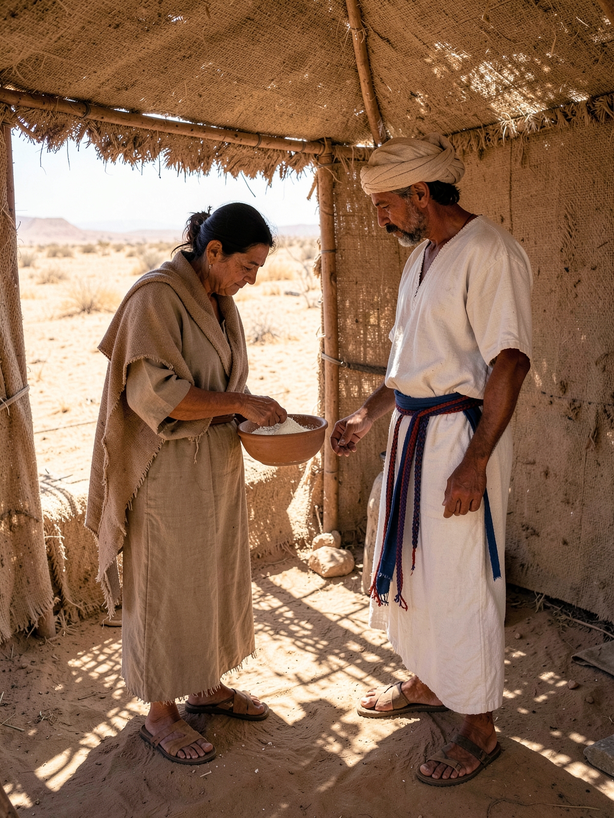 Fine flour remains an available offering — SacraScenes visual interpretation