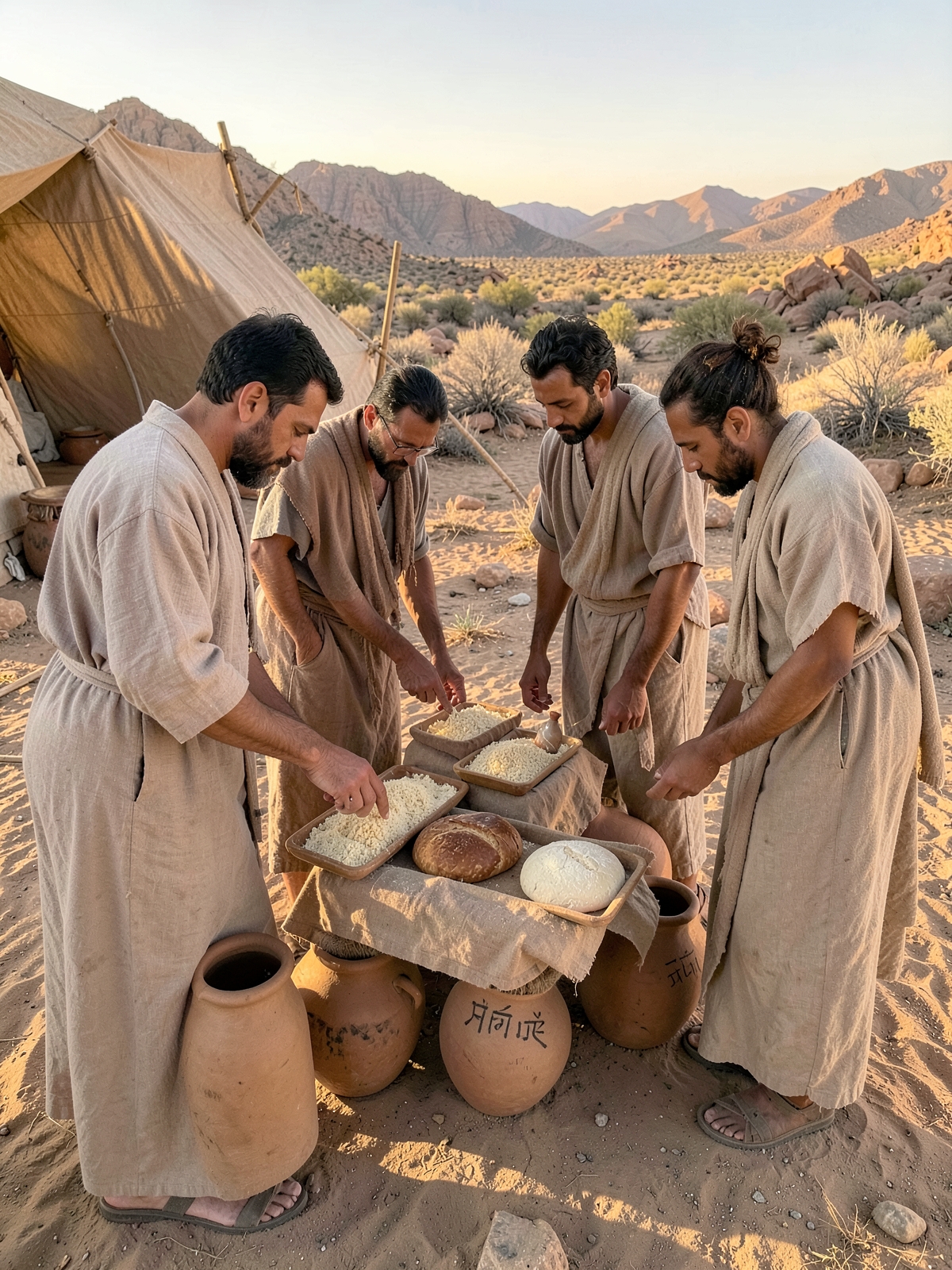 Guilt and grain offerings define priestly portions — SacraScenes visual interpretation