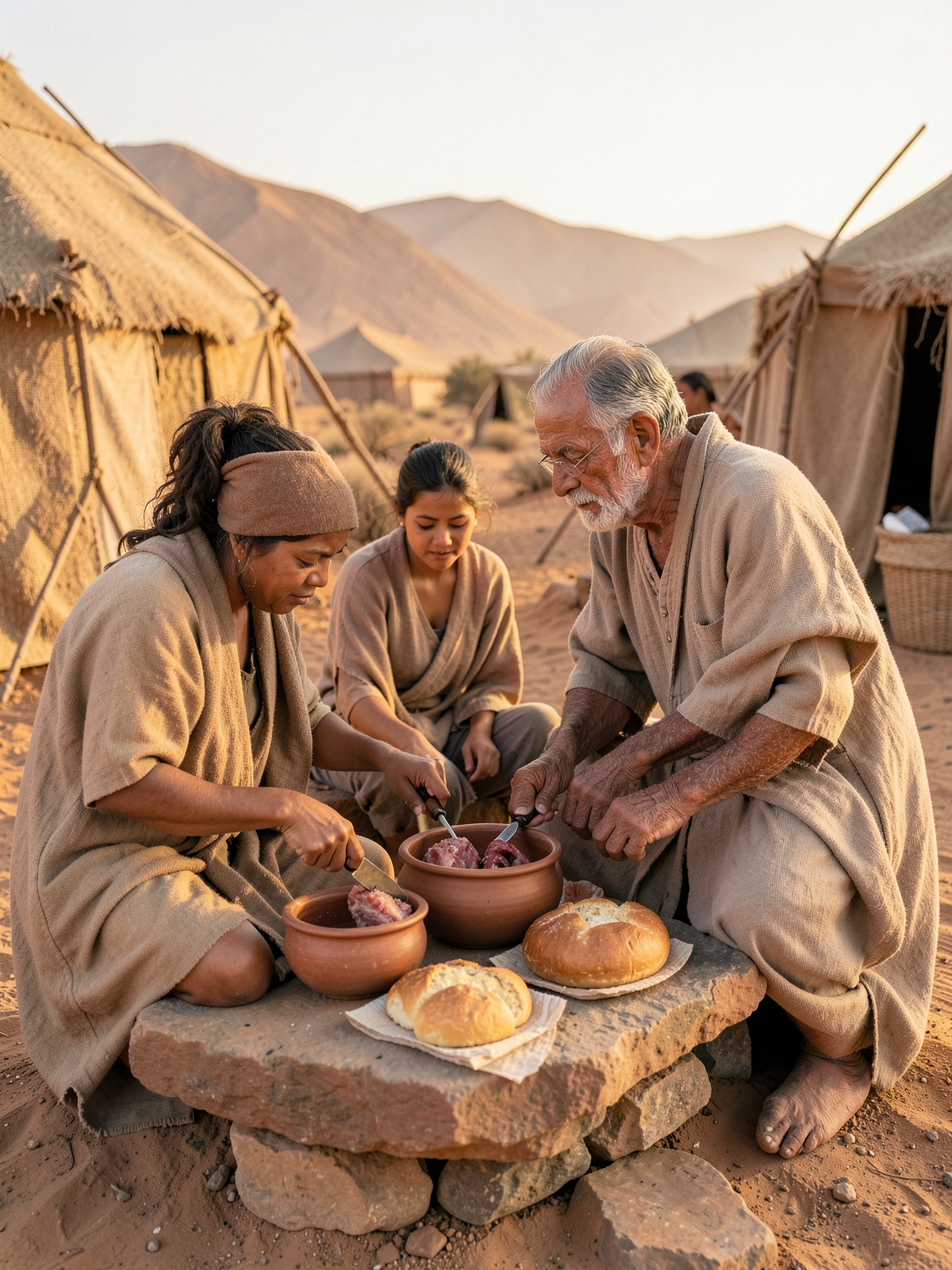 Israel receives a clear food prohibition — SacraScenes visual interpretation