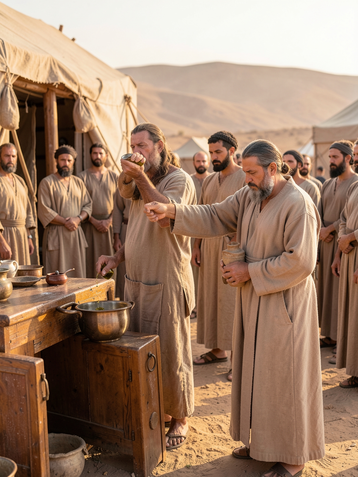 The sanctuary and priesthood are set apart — SacraScenes visual interpretation